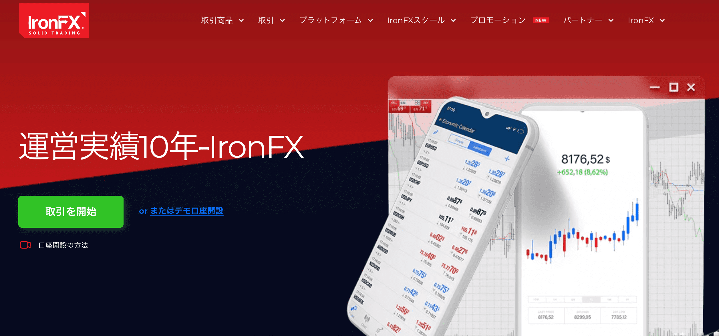 IronFXの紹介