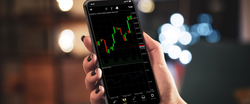Imagem ilustrando como negociar forex em um celular, focando em técnicas e estratégias de análise fundamental