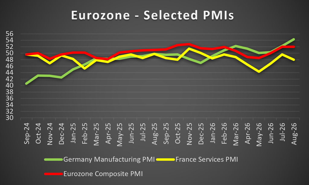 Euro Zone Selected PMIs